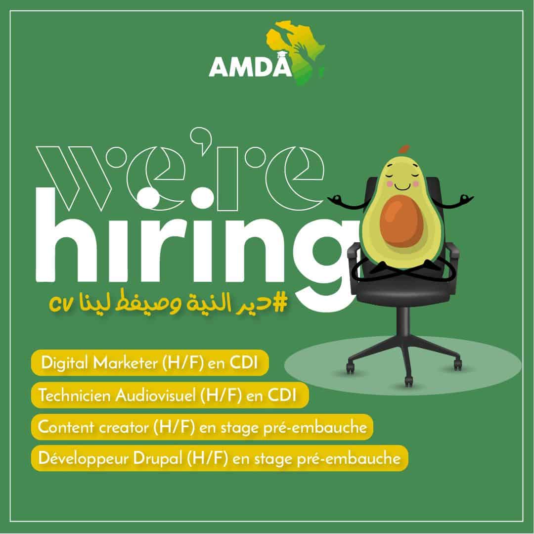 AMDA recrute Plusieurs Profils