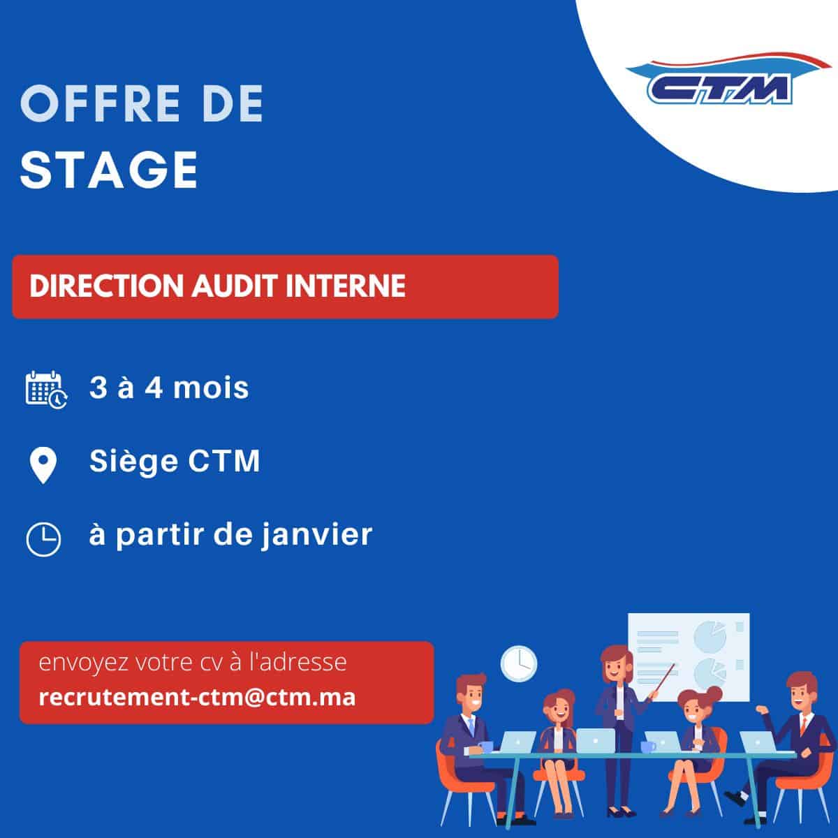 CTM recrute des Stagiaires Audit