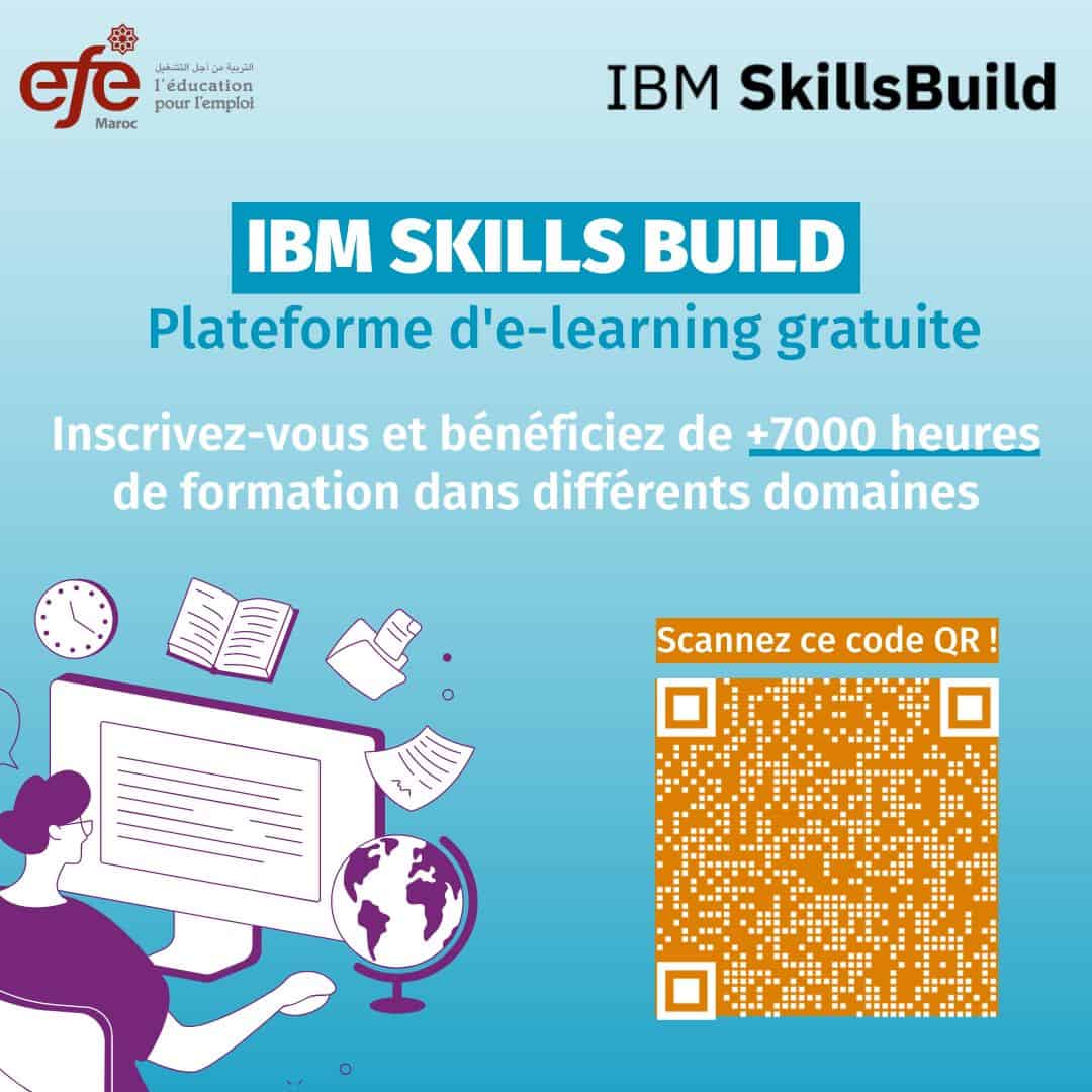 Formations en Ligne Gratuite EFE Maroc et IBM