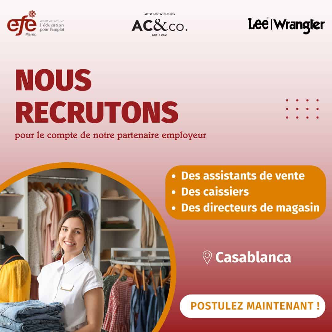 Lee Wrangler recrute Plusieurs Profils