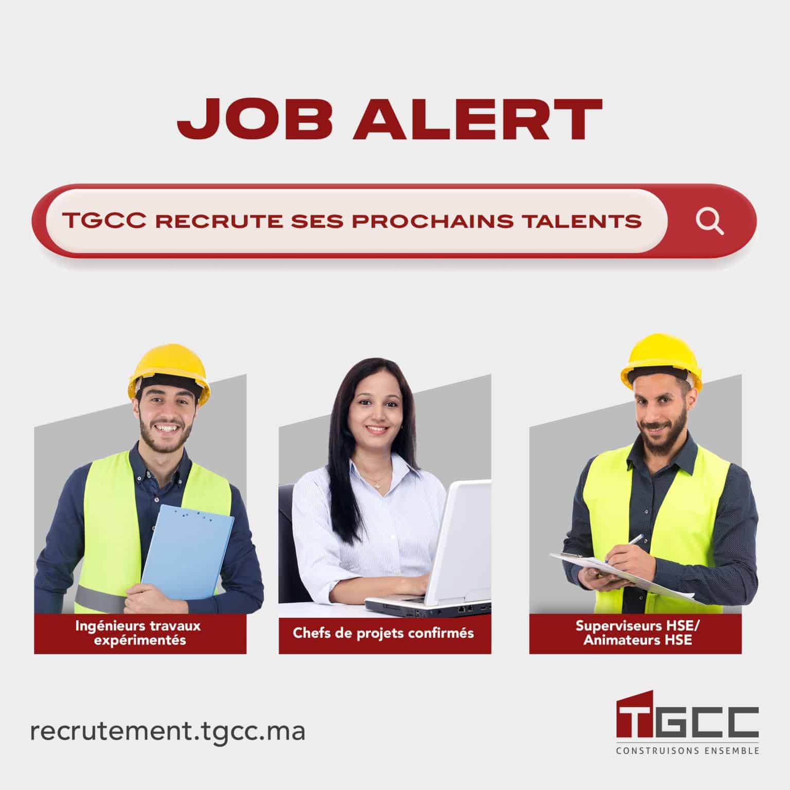 TGCC recrute Plusieurs Profils 2023